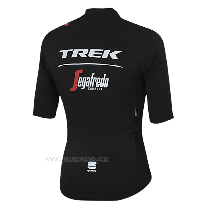 2017 Ropa Ciclismo Trek Segafredo Negro Mangas Corta y Culotte Corto